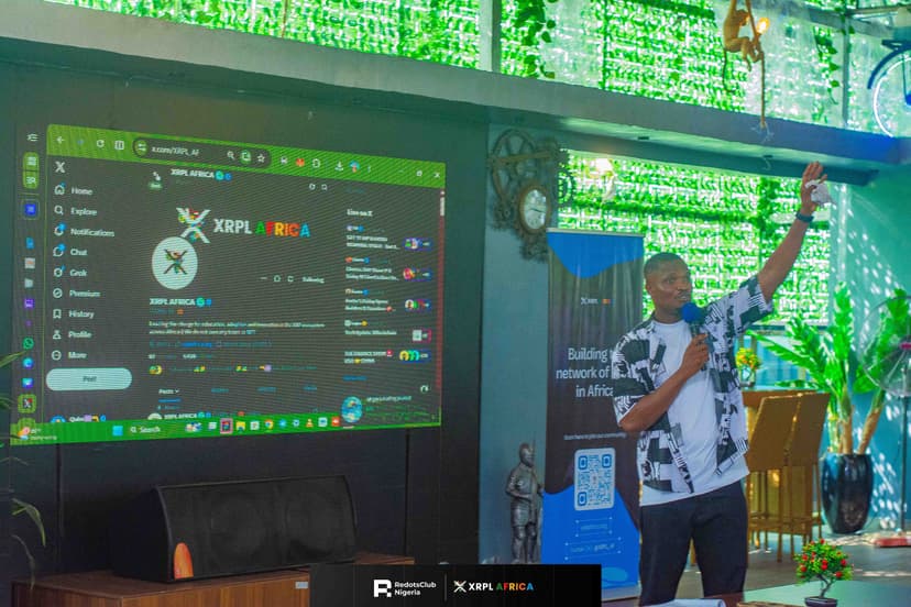 Redotpay X xrpl Africa Meetup snapshot 3